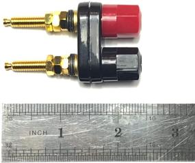 img 3 attached to 🔌 Amplifier/Speaker Power Cable Connector - CESS Dual Binding Post Terminal with Banana Jack Socket, 2.3" Length (2 Pack)