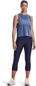 img 1 attached to 🔥 Enhanced Performance: Under Armour Women's High Waisted Pocketed Capri with HeatGear Technology