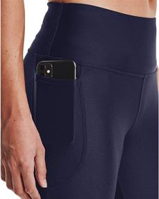 img 3 attached to 🔥 Enhanced Performance: Under Armour Women's High Waisted Pocketed Capri with HeatGear Technology