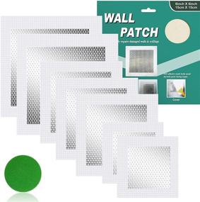 img 4 attached to 🔨 7-Pack Drywall Repair Kit | 2/4/6-Inch Wall Hole Repair | Self-Adhesive Wall Patch | Ideal for Patching & Repairing Walls, Plaster, & Drywall