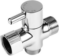 💧 somdarhk t adapter with shut-off valve: a versatile bidet solution with chrome finish logo