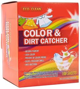 img 4 attached to 🌈 Laundry Color Catcher Sheets, 108 Count - Dye Trapping & Prevents Light Colored Clothes from Being Dyed