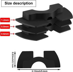 img 2 attached to 🛴 Gejoy 6 Piece Rubber Vibration Dampers for Xiaomi M365 Electric Scooter - Replacement Accessory for Ultimate Damping Performance