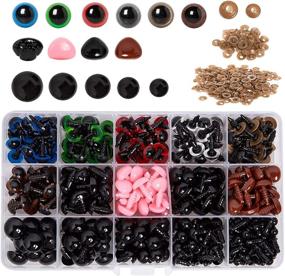 img 4 attached to 636Pcs Plastic Colorful Washers Multiple