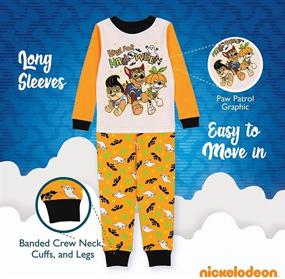 img 1 attached to 🐶 Cute and Cozy: Nickelodeon Kids' Paw Patrol Snug Fit Cotton Pajamas for All Seasons