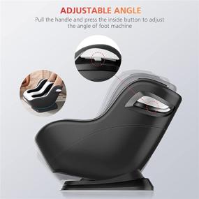 img 2 attached to 👣 Enhanced Foot and Calf Massager with Soothing Heat, Shiatsu Feet Massager Device to Alleviate Sore Feet, Legs, Ankles; Kneading, Rolling Foot and Leg Massager for Improved Circulation, Relaxation; Suitable for All Foot Sizes