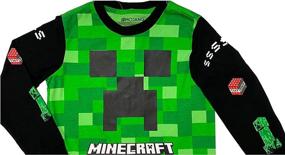img 1 attached to Minecraft Creeper Little Sleeve Graphic