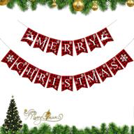 christmas banner bunting hanging decorations event & party supplies logo