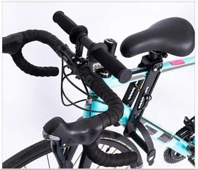 img 3 attached to QYLS Детское сиденье и комплект аксессуаров для руля: передняя детская велосипедная седушка для детей 2-5 лет - полный набор (до 48 фунтов), совместимое со всеми велосипедами MTB для взрослых.