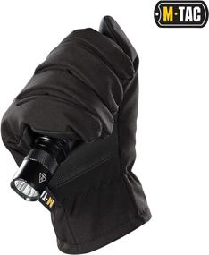 img 1 attached to Ultimate Protection: M-Tac Tactical Winter Soft Shell Gloves – Water Resistant, Insulated for Army Military