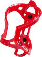 🚲 red kinetic 20-ounce bottle cage logo