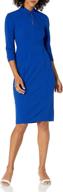 donna morgan womens knotted sapphire women's clothing in dresses logo