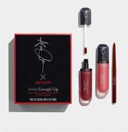 💄 unapologetic limited edition lip kit: revlon never enough lip by ashley graham - enhance your lips with confidence! logo