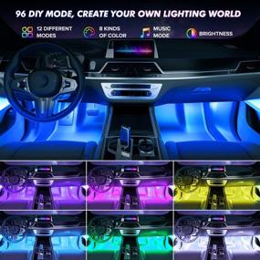 img 3 attached to 🔦 SEALIGHT LED Interior Lights: 72 LEDs, 96 Modes, Dynamic Music Mode