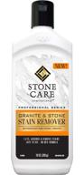 🧼 stone care international stone stain remover - powerful 10 ounce formula for food, coffee, red wine, ink, mildew, and oil stains logo