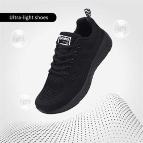 img 2 attached to 👟 Women's Lightweight Breathable Walking Sneakers - Fashionable and Athletic