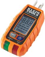 🔌 klein tools rt250 lcd gfci receptacle tester for 120v 3-wire electrical outlets logo