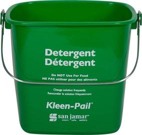 img 2 attached to 🧼 San Jamar KP97GN 3 Quart Green Kleen-Pail Commercial Cleaning Bucket