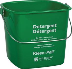 img 1 attached to 🧼 San Jamar KP97GN 3 Quart Green Kleen-Pail Commercial Cleaning Bucket