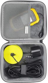 img 4 attached to 🎣 Venterior Portable Handheld Fish Finder Storage Case: Ultimate Protection for Kayak Fishing Gear Sonar Transducer Fishfinder (Black)
