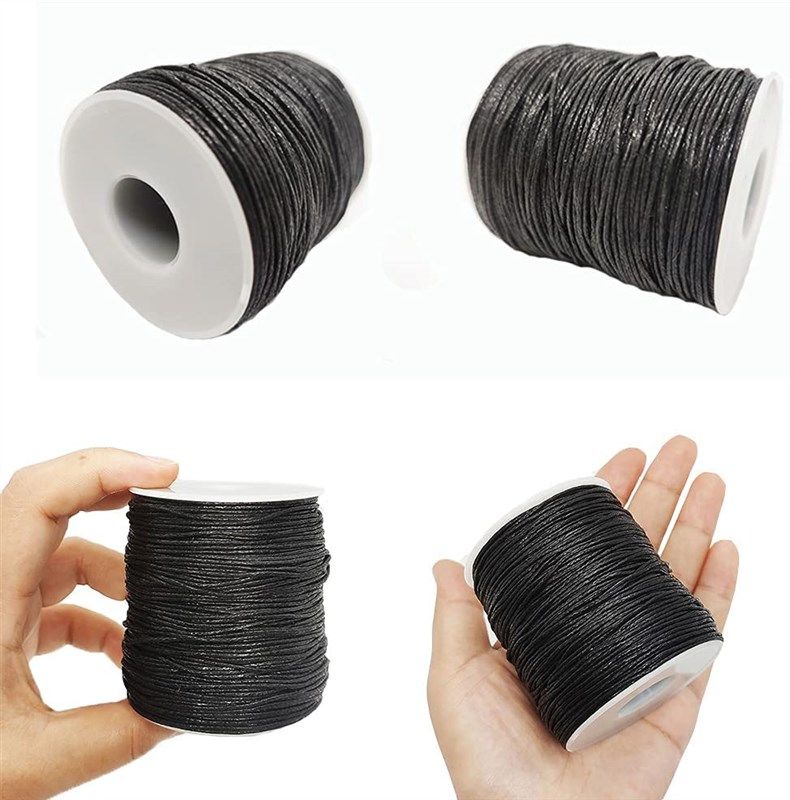 Buy Lanyoshe Wax String for Bracelet Making, Waxed Thread Cotton