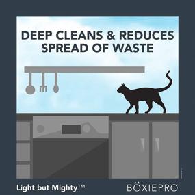 img 1 attached to BoxiePro Air: Lightweight, Deep Clean, Scent Free, Hard Clumping Cat Litter - Plant-Based Formula - Cleaner Home - Probiotic Powered Odor Control