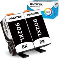 🖨️ pacitek 902xl ink cartridges replacement, latest chip, hp officejet pro 6978 printer logo