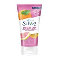 🍋 st. ives radiant skin face scrub: pink lemon & mandarin orange 6 oz - dermatologist tested & 100% natural exfoliants logo