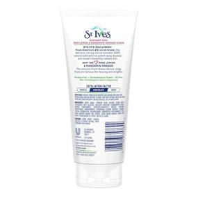 img 2 attached to 🍋 St. Ives Radiant Skin Face Scrub: Pink Lemon & Mandarin Orange 6 oz - Dermatologist Tested & 100% Natural Exfoliants