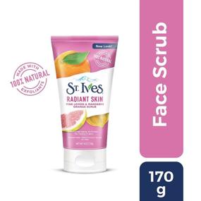 img 3 attached to 🍋 St. Ives Radiant Skin Face Scrub: Pink Lemon & Mandarin Orange 6 oz - Dermatologist Tested & 100% Natural Exfoliants