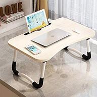 versatile foldable laptop bed table: lap desk, stand, tray for bed & sofa – perfect for eating, working & writing logo