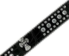 img 1 attached to Western Cowgirl Rhinestone Buckle Studded Women's Accessories in Belts