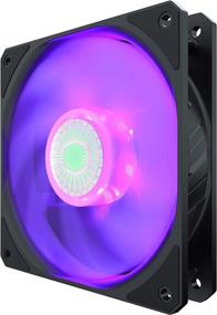 img 1 attached to Cooler Master SickleFlow 120 RGB - Motherboard Compatible, Translucent Air Balance Blades, 62 CFM, 2.5 mmH2O, 8 to 27 dBA - RGB LED