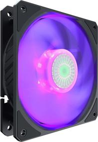 img 2 attached to Cooler Master SickleFlow 120 RGB - Motherboard Compatible, Translucent Air Balance Blades, 62 CFM, 2.5 mmH2O, 8 to 27 dBA - RGB LED