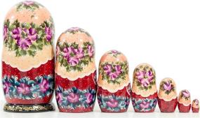 img 2 attached to 🪆 Matryoshka Babushka Novelty: Quirky Nesting Doll Decoration Toy