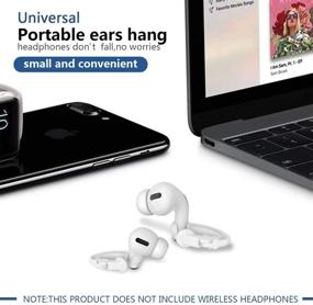 img 2 attached to KKPOT 2 Пары Наушников Earpods с Антипотерянной Петлей - Спортивный Зажим для Ушей против Падения