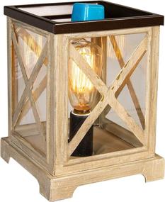 img 1 attached to 🏮 Enhance Your Home with the Scentsationals Edison Anchorage Lantern Wax Warmer - Full Size Scented Electric Candle Warmer - Fragrance Plugin for Wickless Replacement