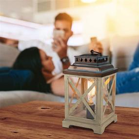 img 2 attached to 🏮 Enhance Your Home with the Scentsationals Edison Anchorage Lantern Wax Warmer - Full Size Scented Electric Candle Warmer - Fragrance Plugin for Wickless Replacement