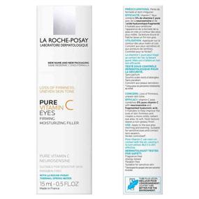 img 3 attached to 💧 La Roche-Posay Redermic C Pure Vitamin C Eye Cream with Hyaluronic Acid for Anti-Aging Effect, 0.5 Fl Oz (Pack of 1) - Reduce Wrinkles