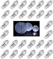 🎈 24-piece cool white mini lights paper lantern lights led balloon lights: waterproof and submersible for floral party wedding decoration logo