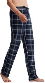 img 2 attached to Piero Lusso Cotton Poplin Sleepwear Men's Apparel for Sleep & Relaxation