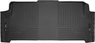 🚗 husky liners 19081: weatherbeater 2nd seat floor mat for chrysler town & country and dodge grand caravan (2008-2020) logo