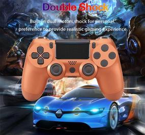 img 1 attached to 🎮 PS4 Wireless Game Controller with Vibration and Audio Function - High-Sensitivity Gamepad for PS4/PS4 Pro/PC & Laptop, Mini LED Indicator, Anti-Slip Design