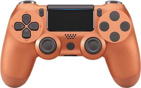 img 4 attached to 🎮 PS4 Wireless Game Controller with Vibration and Audio Function - High-Sensitivity Gamepad for PS4/PS4 Pro/PC & Laptop, Mini LED Indicator, Anti-Slip Design