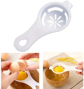 img 1 attached to 🧄 Professional Garlic Chopper Tool - Azonbey Garlic Press Rocker, Crusher, Peeler, with Durable Rocker, Cleaning Brush and Egg Yolk Separator - Kitchen Gadgets (Orange)