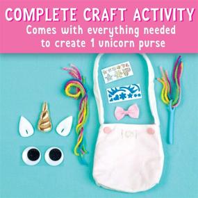 img 3 attached to Unicorn Purse Craft Kit for Creative Preschoolers