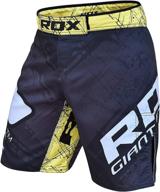 rdx mma shorts: grappling martial arts training gear, breathable fighting trunks for kickboxing логотип