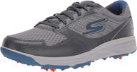 skechers men's torque fairway relaxed charcoal athletic shoes - maximum comfort and style logo