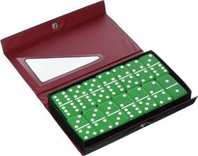 img 1 attached to Enhance Your Gaming Experience with CHH Double Jumbo Dominoes Green