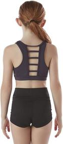 img 2 attached to 🌟 Liakada Girls Ascent Stylish & Supportive Sports Bra: Wide Shoulder Straps for Dance, Gym, Yoga, Cheer!